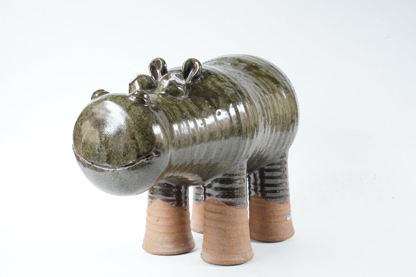 希少な一点もの リサ・ラーソン（Lisa Larson）ユニークピース 大きなカバ - ディテール 1