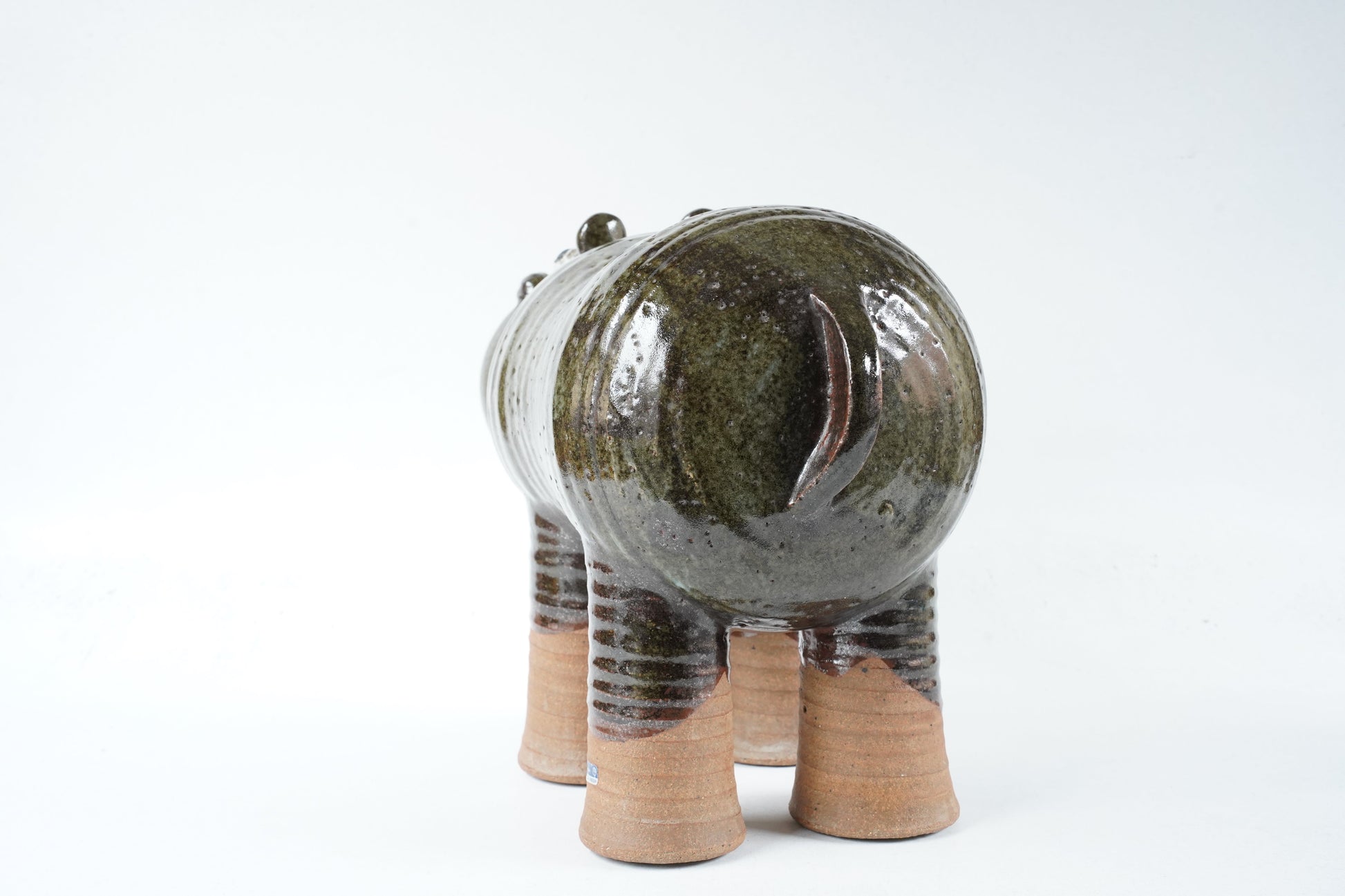 希少な一点もの リサ・ラーソン（Lisa Larson）ユニークピース 大きなカバ - ディテール 5