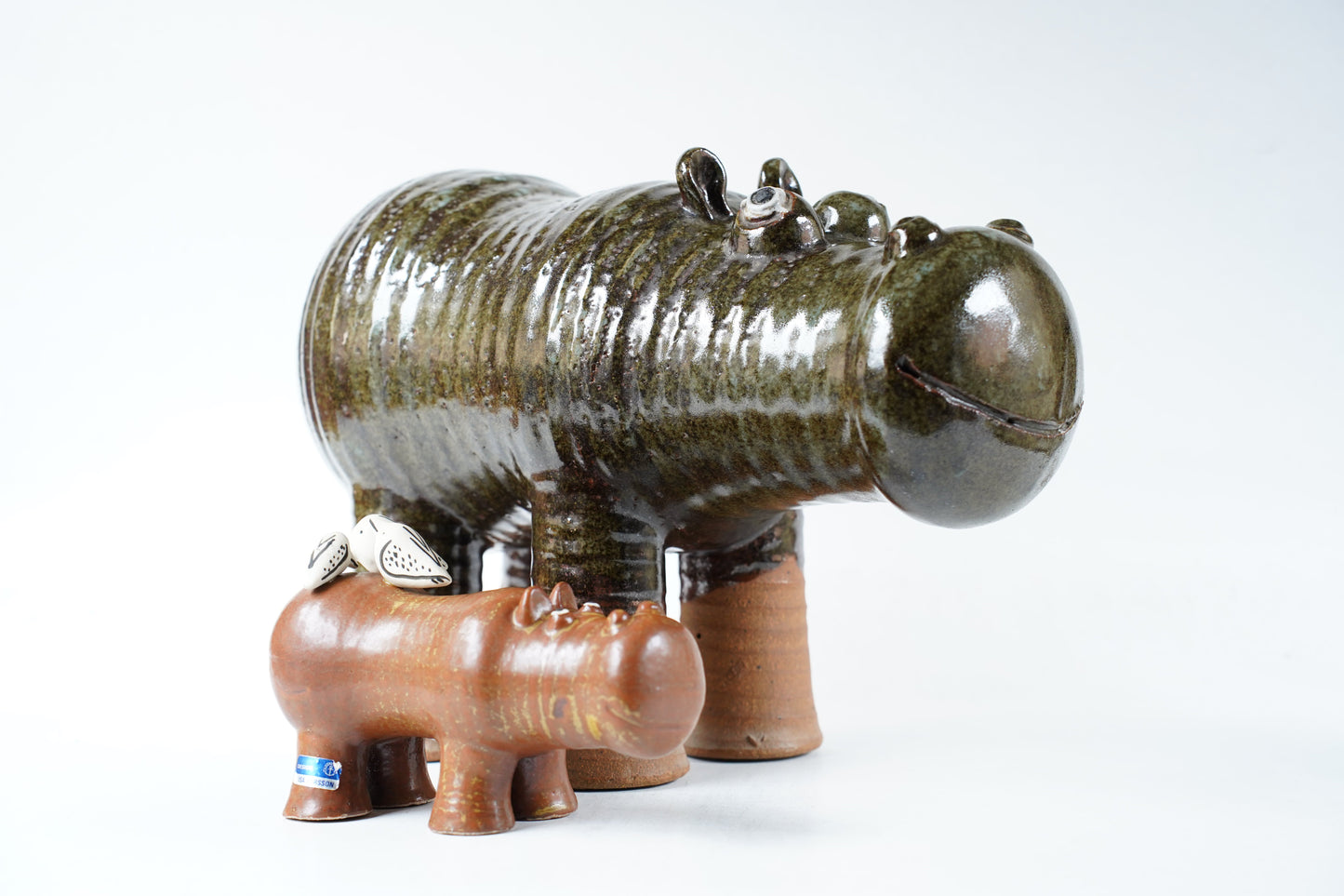 希少な一点もの リサ・ラーソン（Lisa Larson）ユニークピース 大きなカバ - Lisa Larson - 北欧食器タックショミュッケ