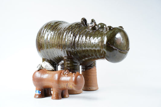 希少な一点もの リサ・ラーソン（Lisa Larson）ユニークピース 大きなカバ - Lisa Larson - 北欧食器タックショミュッケ