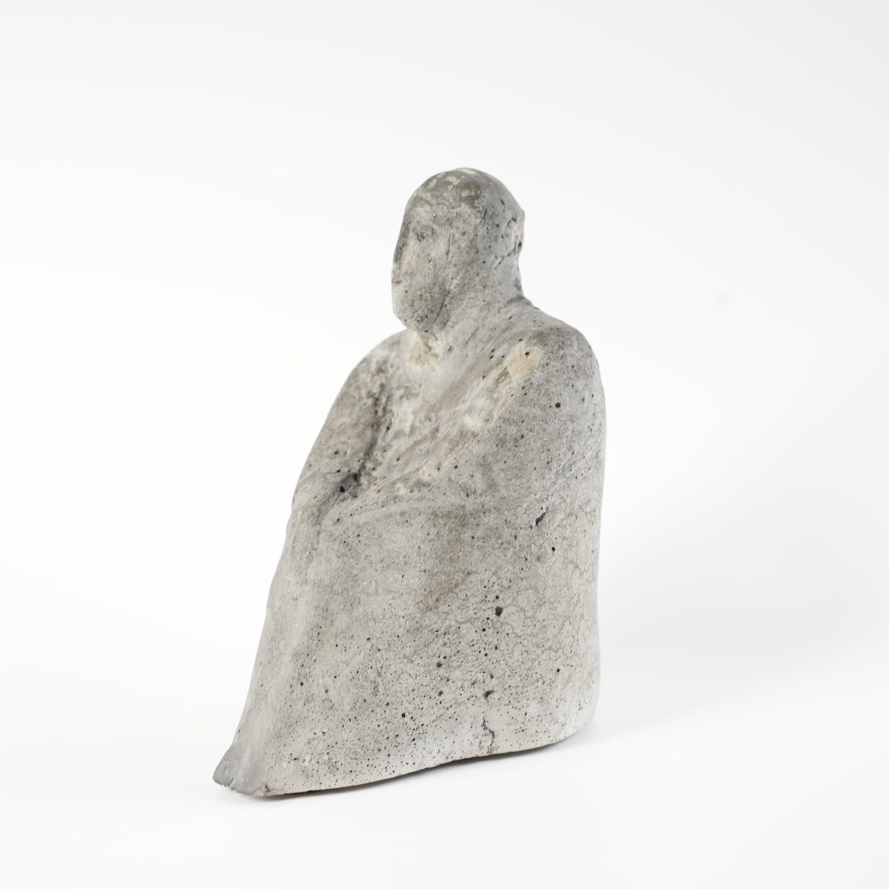 希少 リサ・ラーソン（Lisa Larson）ユニークピース コンクリート製 物憂げな男性像 - ディテール 5