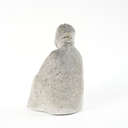 希少 リサ・ラーソン（Lisa Larson）ユニークピース コンクリート製 物憂げな男性像 - ディテール 12