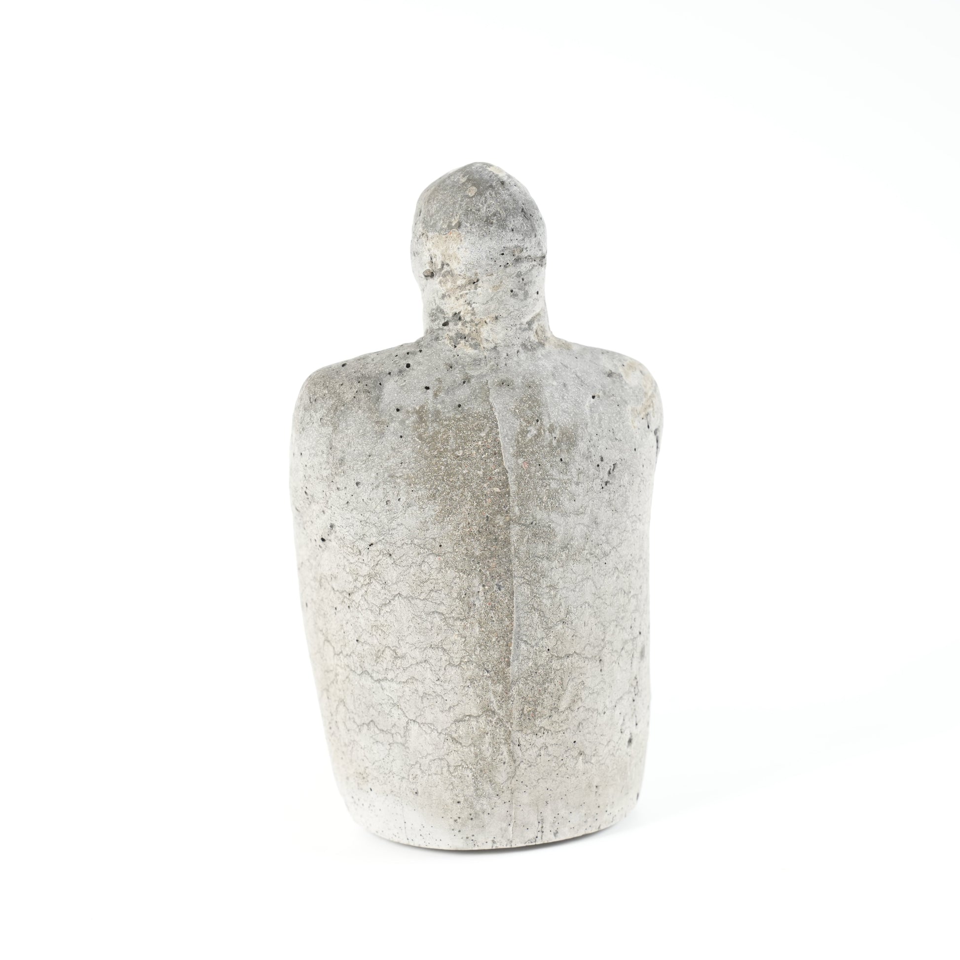 希少 リサ・ラーソン（Lisa Larson）ユニークピース コンクリート製 物憂げな男性像 - ディテール 13