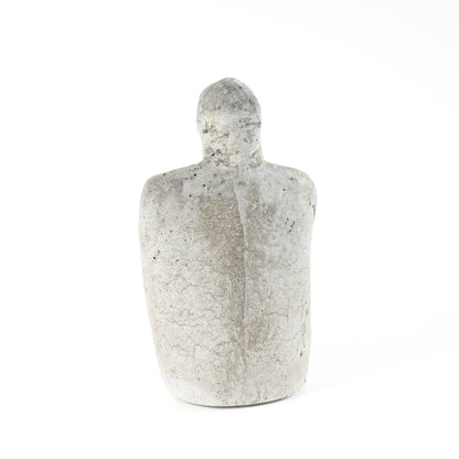 希少 リサ・ラーソン（Lisa Larson）ユニークピース コンクリート製 物憂げな男性像 - ディテール 13