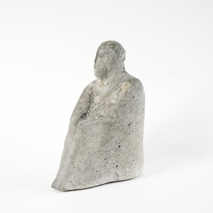 希少 リサ・ラーソン（Lisa Larson）ユニークピース コンクリート製 物憂げな男性像 - ディテール 17