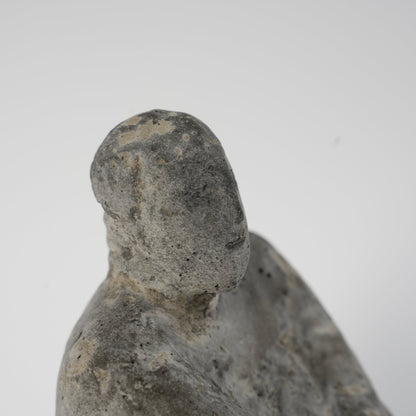 希少 リサ・ラーソン（Lisa Larson）ユニークピース コンクリート製 物憂げな男性像 - ディテール 18