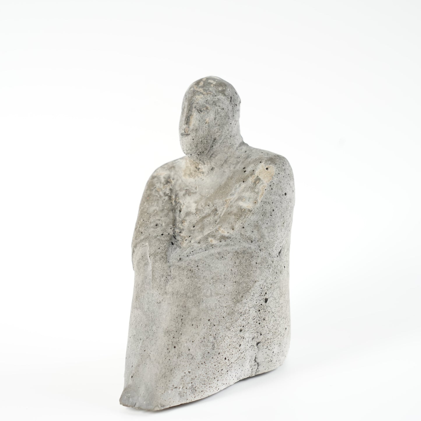 希少 リサ・ラーソン（Lisa Larson）ユニークピース コンクリート製 物憂げな男性像 - ディテール 20