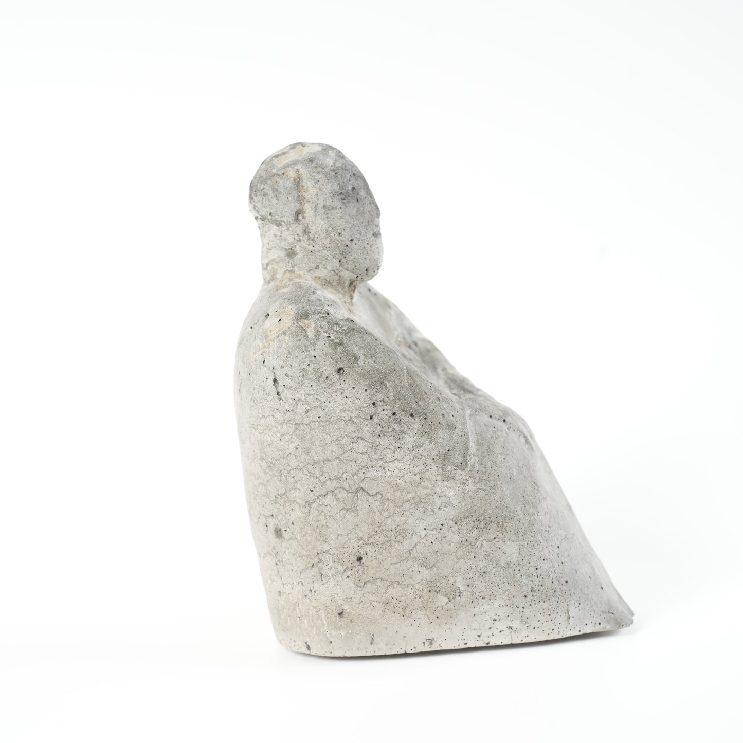希少 リサ・ラーソン（Lisa Larson）ユニークピース コンクリート製 物憂げな男性像 - ディテール 21