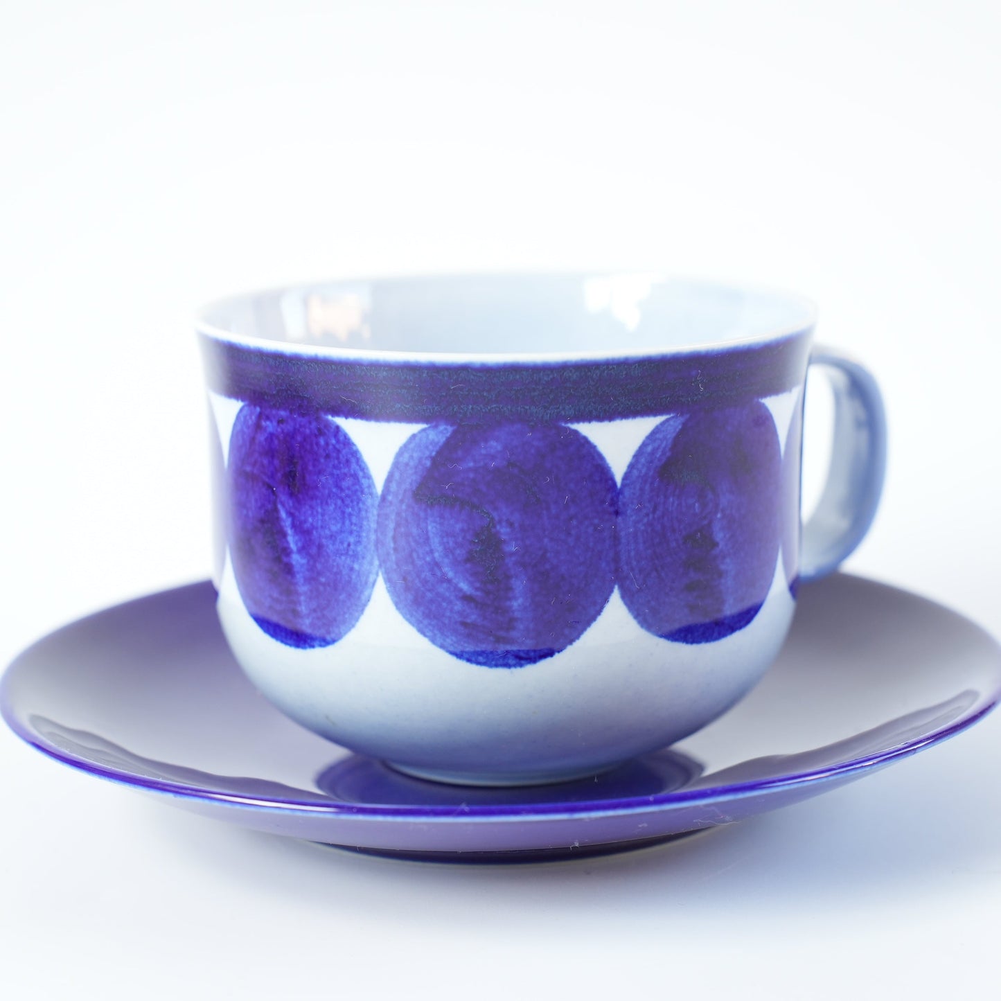 希少 リサ・ラーソン（Lisa Larson）1996年製 Kスタジオ 直筆サイン ハンドペイントカップ - ディテール 5