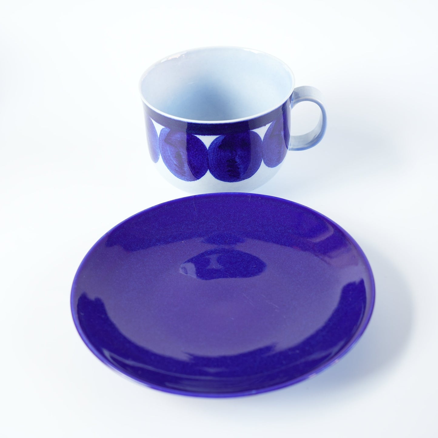 希少 リサ・ラーソン（Lisa Larson）1996年製 Kスタジオ 直筆サイン ハンドペイントカップ - ディテール 6