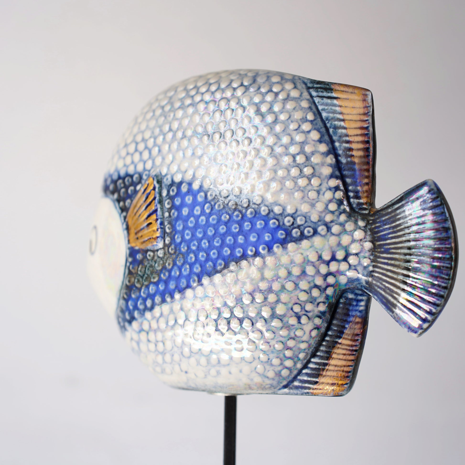 希少 リサ・ラーソン（Lisa Larson）オーシャンシリーズ 魚のオブジェ 2 - デザイン・柄の詳細