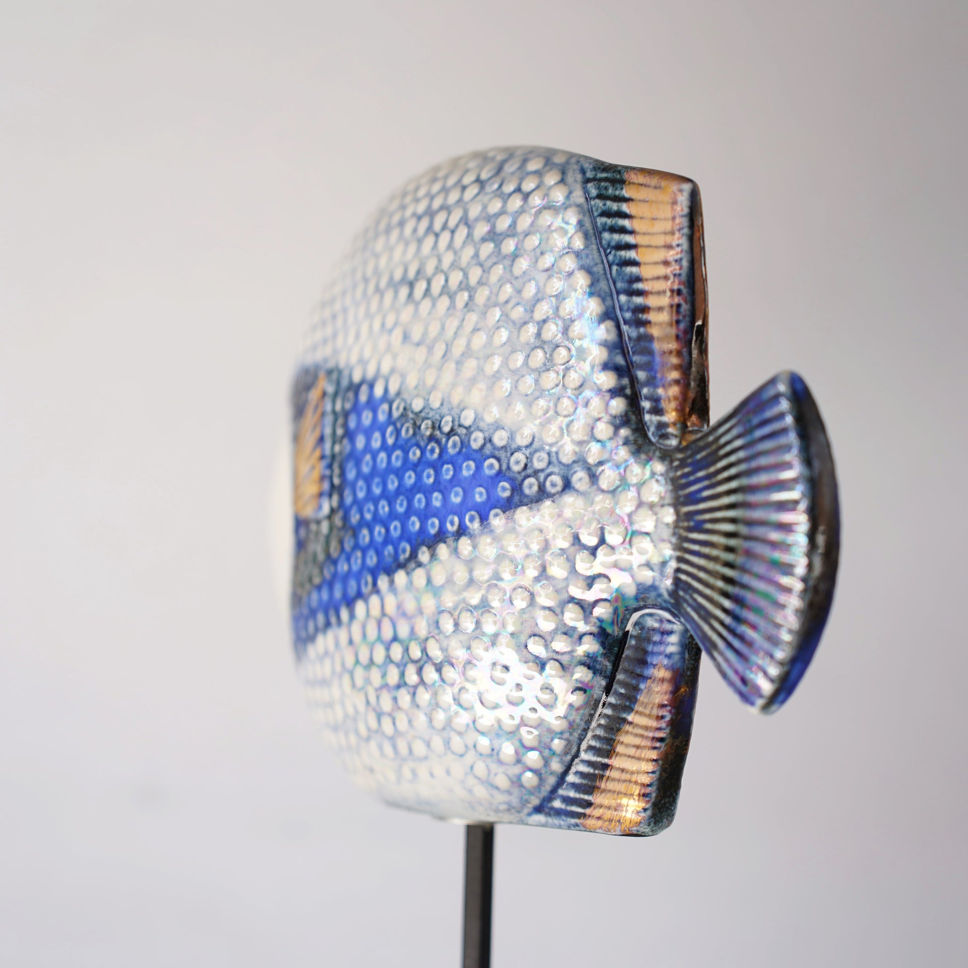 希少 リサ・ラーソン（Lisa Larson）オーシャンシリーズ 魚のオブジェ 2 - 側面