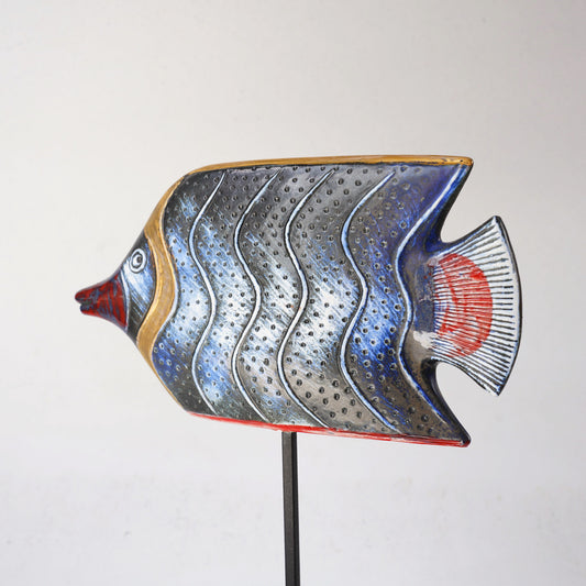 希少 リサ・ラーソン（Lisa Larson）オーシャンシリーズ 魚のオブジェ 3 - 全体像