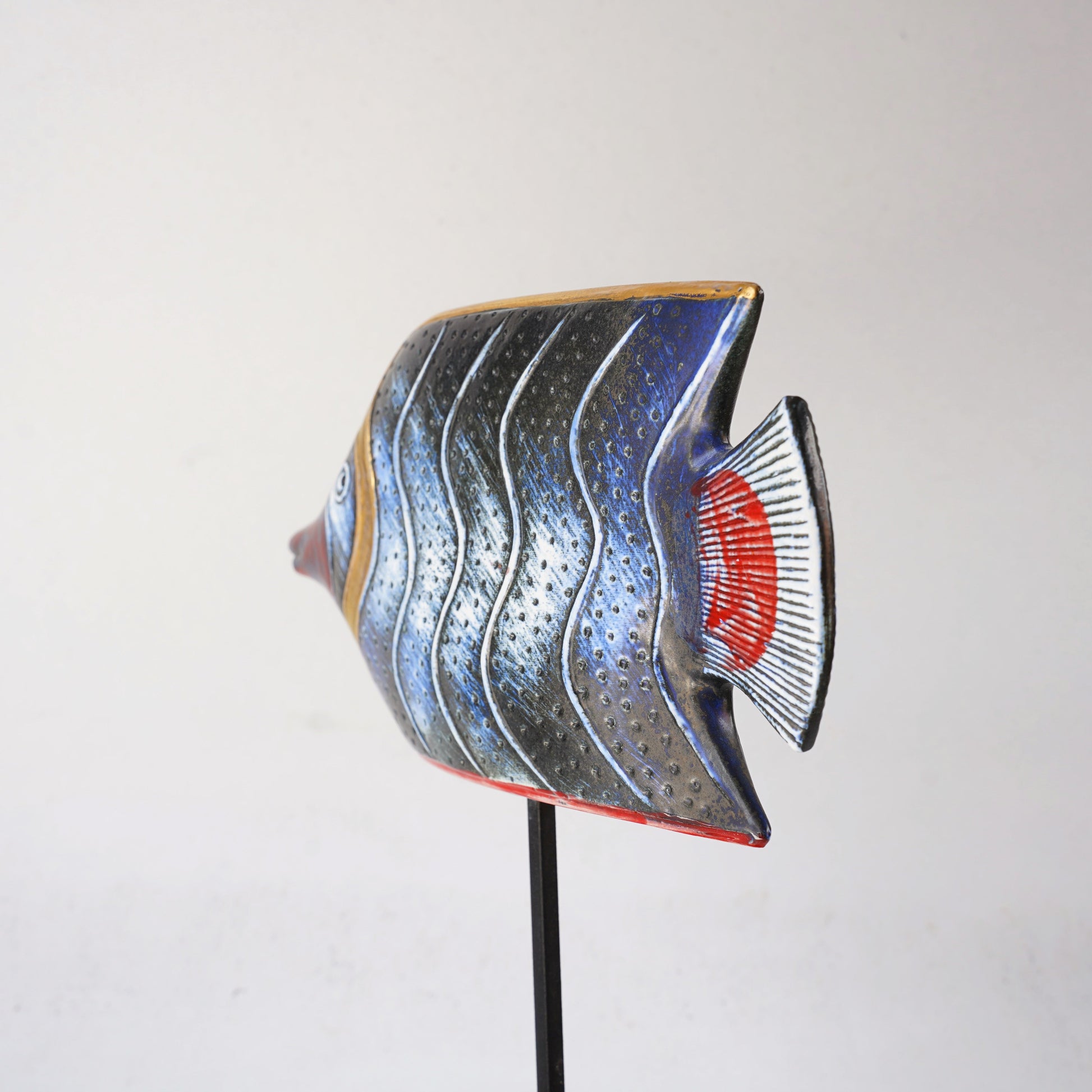 希少 リサ・ラーソン（Lisa Larson）オーシャンシリーズ 魚のオブジェ 3 - デザイン・柄の詳細