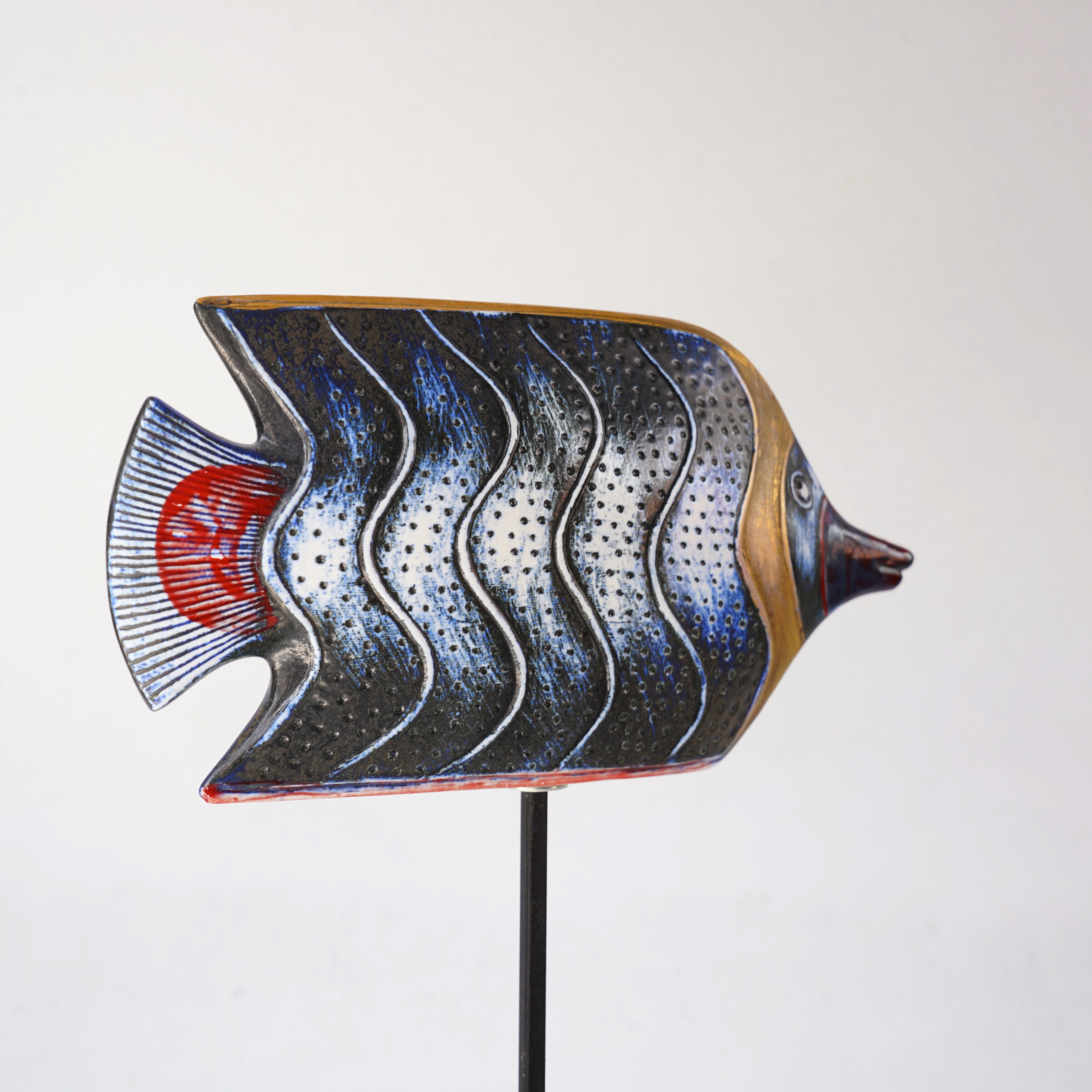 ポー様　リサラーソン　LISA LARSON 新品未使用　STIM魚3点セット リサ・ラーソン（Lisa Larson）オーシャンシリーズ 魚のオブジェ 3