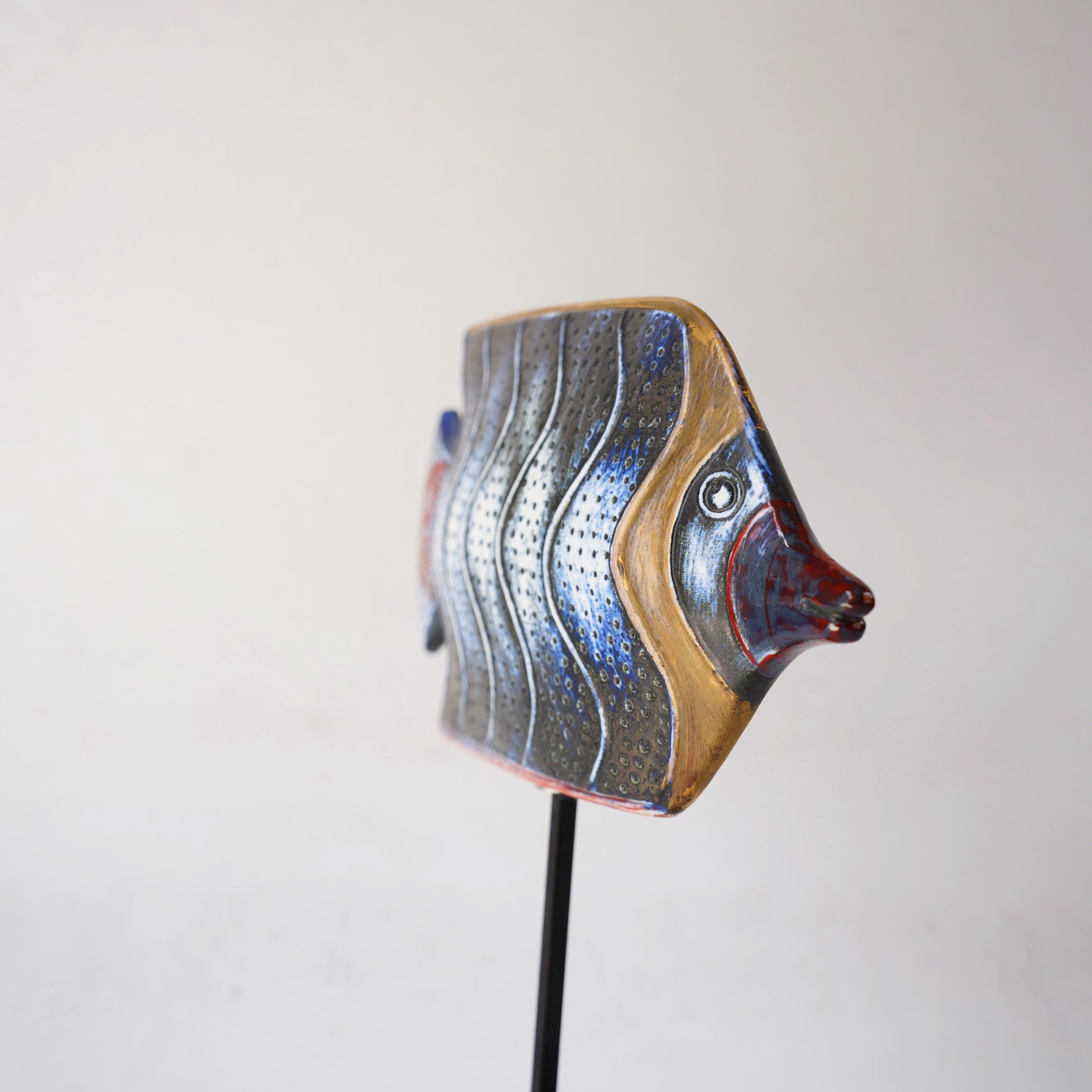 希少 リサ・ラーソン（Lisa Larson）オーシャンシリーズ 魚のオブジェ 3 - ディテール 5