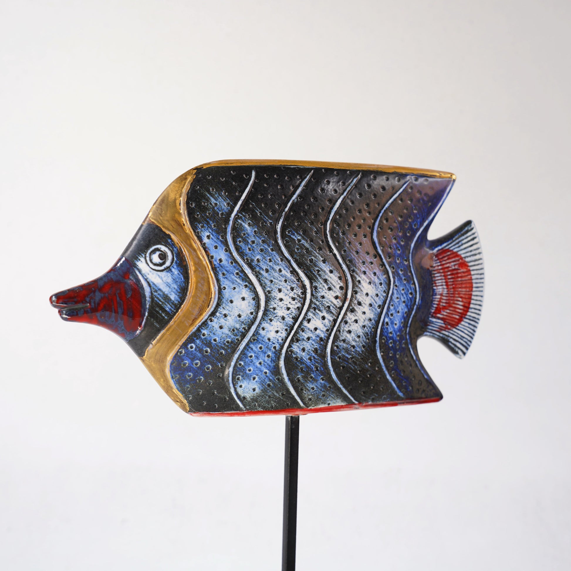 希少 リサ・ラーソン（Lisa Larson）オーシャンシリーズ 魚のオブジェ 3 - ディテール 8