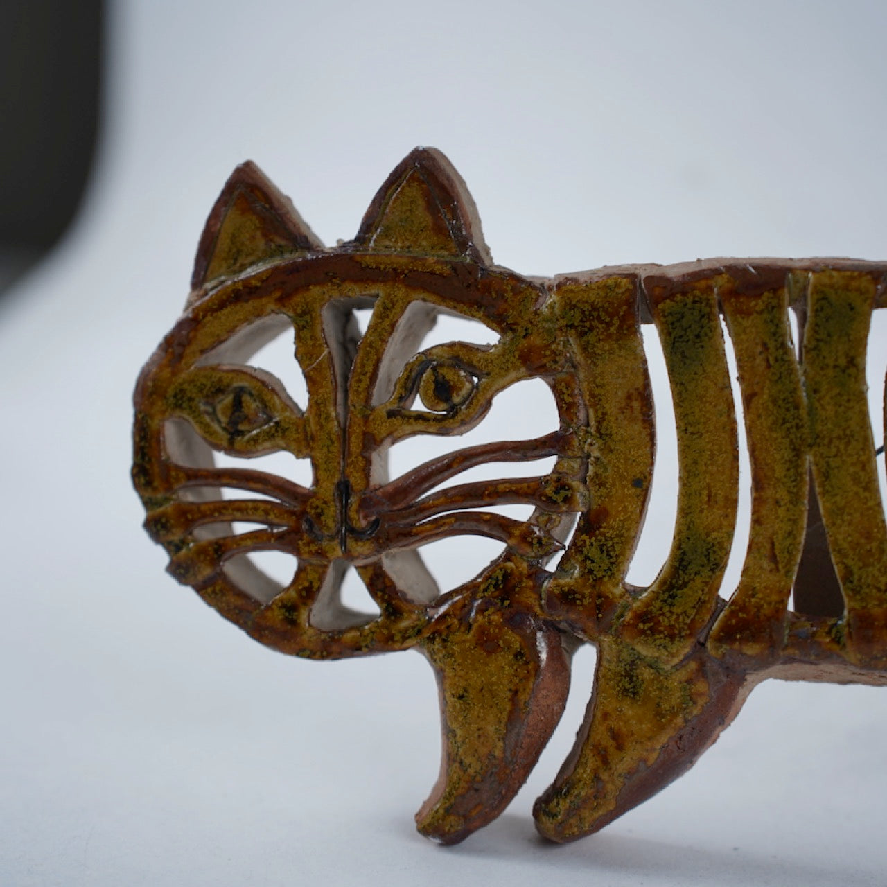 希少な一点もの リサ・ラーソン（Lisa Larson）ユニークピース 猫、ねこ、ネコの置物 コンディション詳細