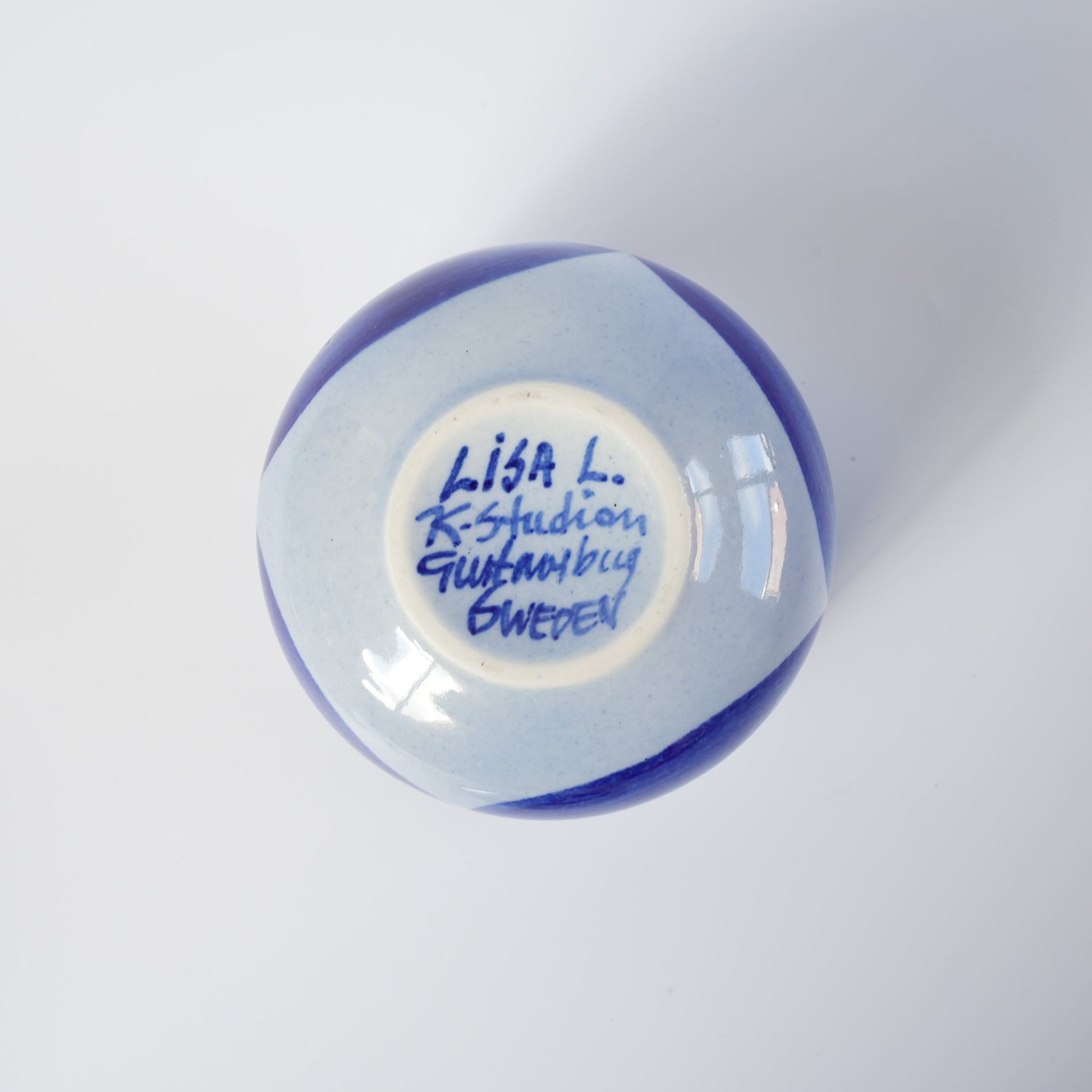 希少 リサ・ラーソン（Lisa Larson）直筆のスタジオ作品シュガーボウル - ディテール 9