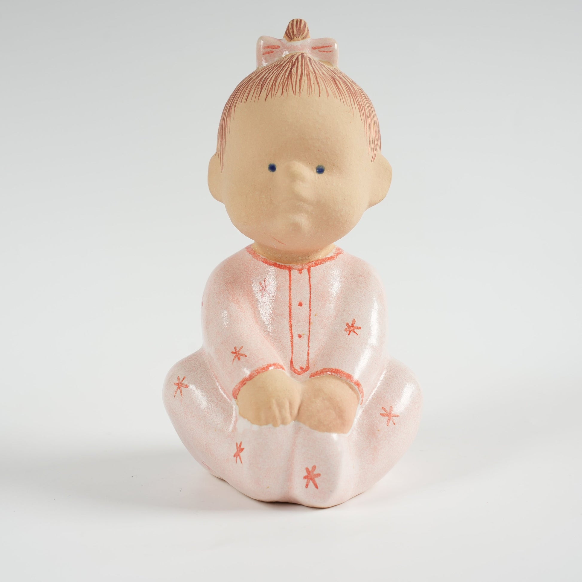 希少 フリーランス期 赤ちゃん（Pyret）リサ・ラーソン（Lisa Larson）グスタフスベリ製 ストーンウェア 高さ16cm 詳細11