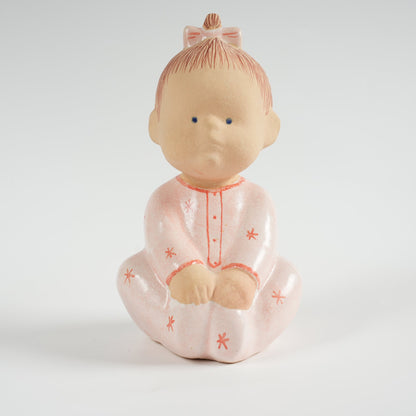 希少 フリーランス期 赤ちゃん（Pyret）リサ・ラーソン（Lisa Larson）グスタフスベリ製 ストーンウェア 高さ16cm 詳細11