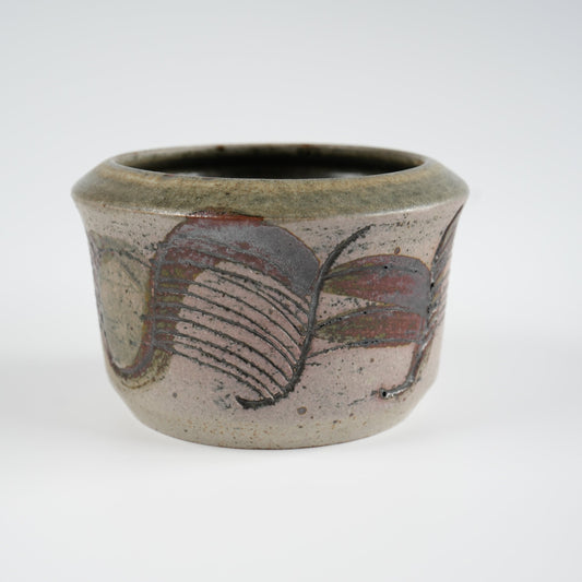 希少 リサ・ラーソン ユニークピース 風の風景のフラワーベース - 全体像