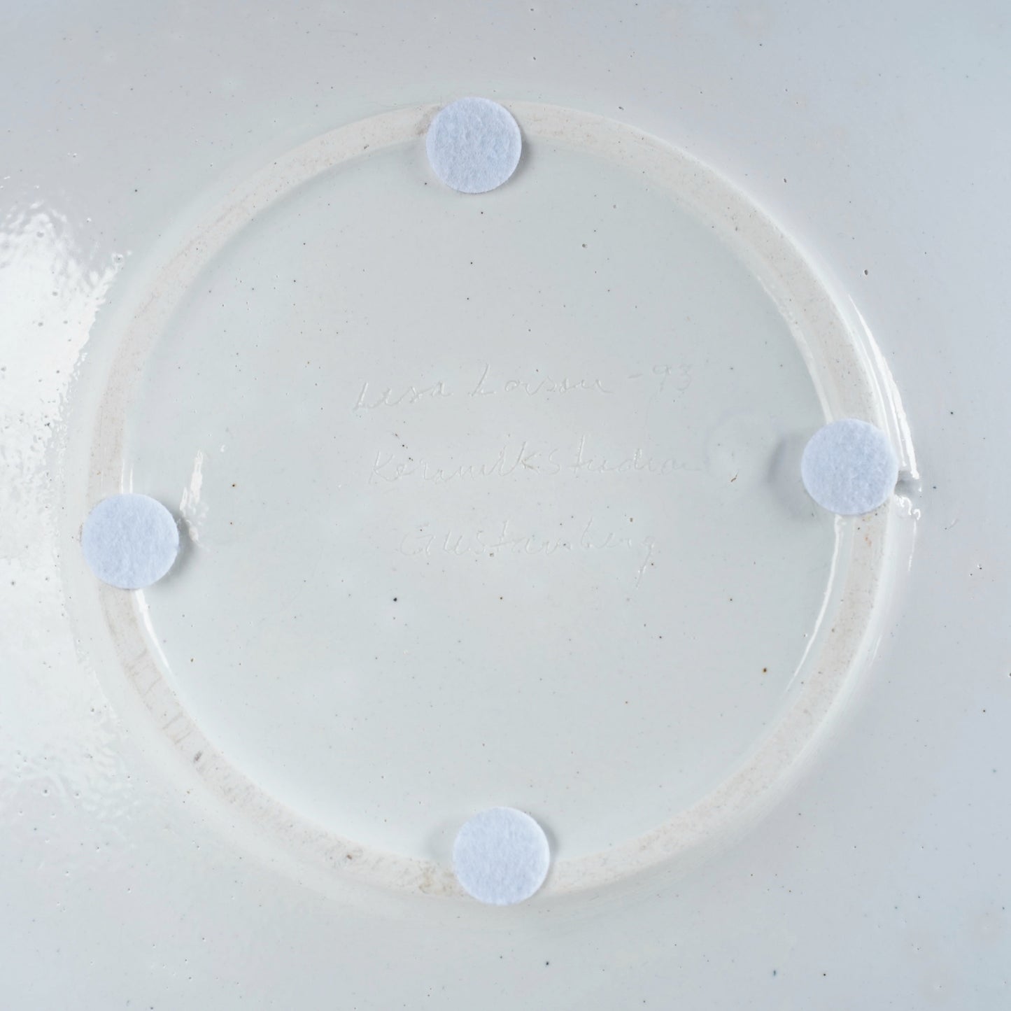 傑作 ユニークピース リサ・ラーソン 大きなワスレナグサの飾り皿 大皿 - ディテール 5