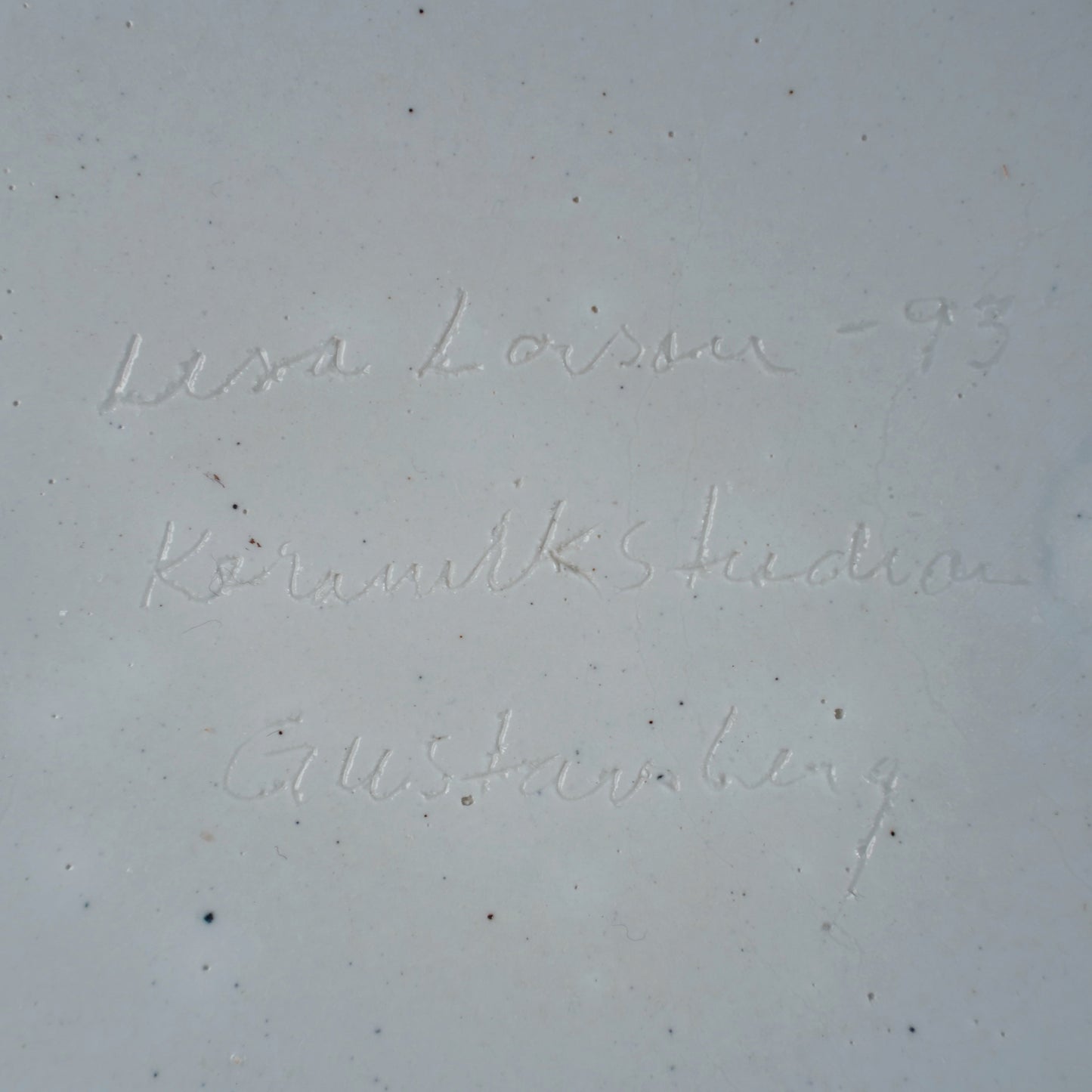 傑作 ユニークピース リサ・ラーソン 大きなワスレナグサの飾り皿 大皿 - ディテール 6