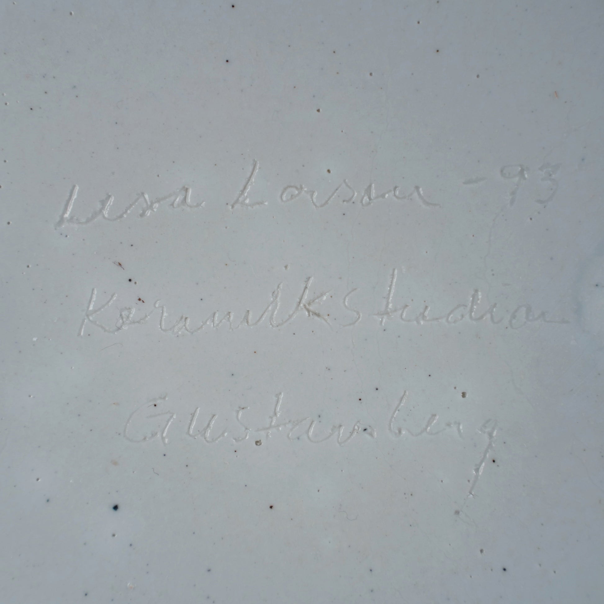 傑作 ユニークピース リサ・ラーソン 大きなワスレナグサの飾り皿 大皿 - ディテール 6