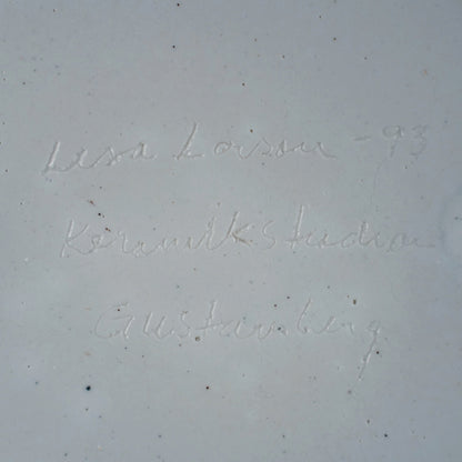 傑作 ユニークピース リサ・ラーソン 大きなワスレナグサの飾り皿 大皿 - ディテール 6