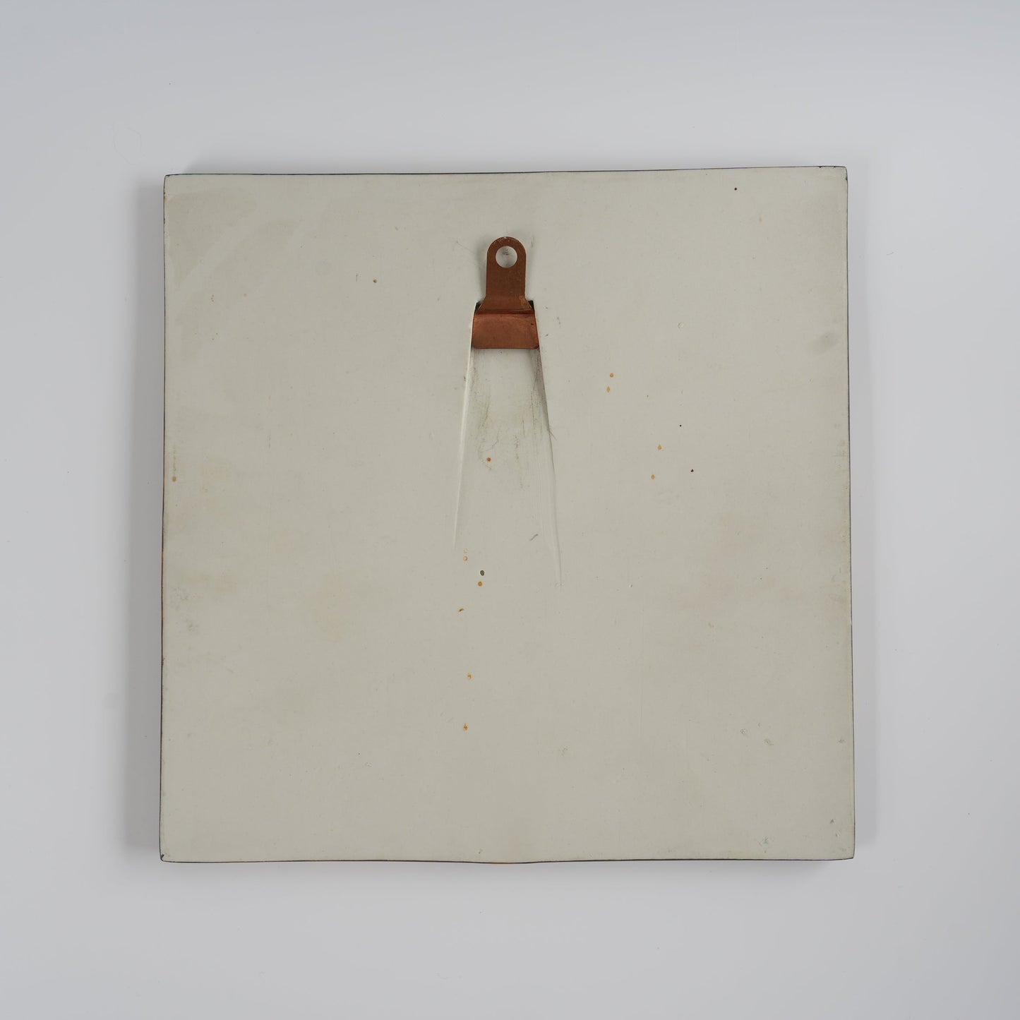 希少 グスタフスベリ リサ・ラーソン 黒い丸猫の陶板（Katt） 裏面（バックスタンプ）