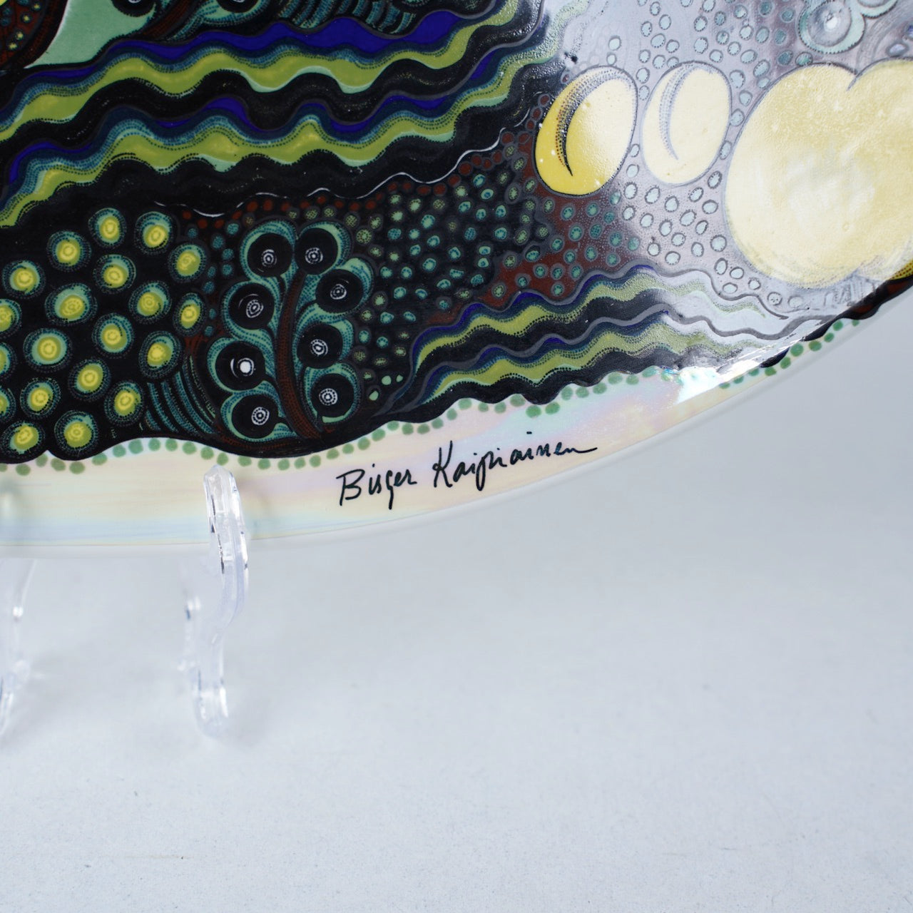 希少 ロールストランド ビルガー・カイピアイネン（Birger Kaipiainen）500点限定アートプレート - ディテール 8