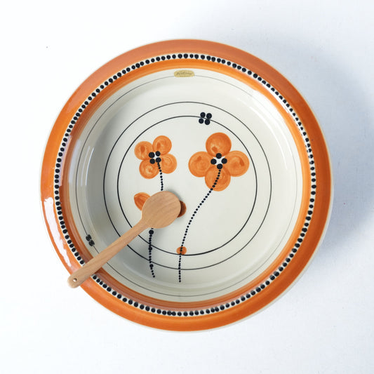 ロールストランド シルビア・レウショヴィウス アトリエ作品 大サイズボウル - 全体像