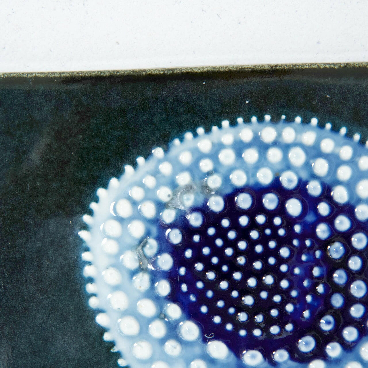 希少 ロールストランド シルヴィア・レウショヴィウス ひまわりの陶板 - ディテール 2