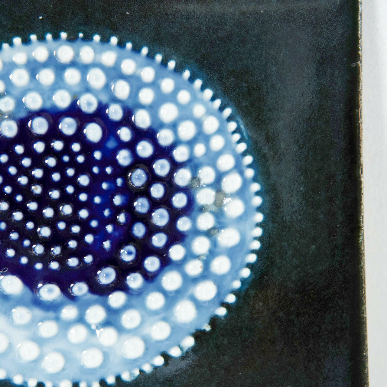 希少 ロールストランド シルヴィア・レウショヴィウス ひまわりの陶板 - ディテール 3