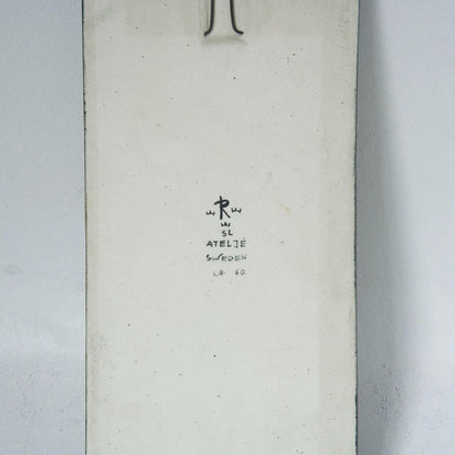 希少 ロールストランド シルヴィア・レウショヴィウス ひまわりの陶板 - ディテール 6