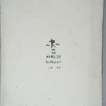 希少 ロールストランド シルヴィア・レウショヴィウス ひまわりの陶板 - ディテール 8