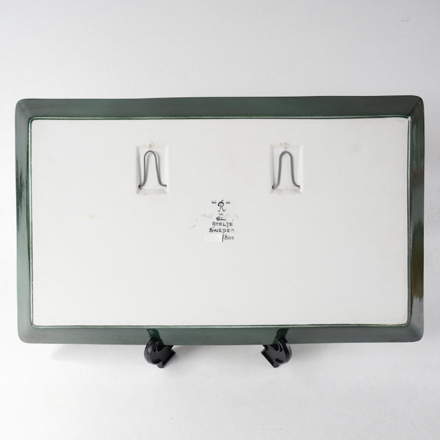 希少 800点限定 ロールストランド シルヴィア・レウショヴィウス 4羽の白い小鳥の陶板 コンディション詳細