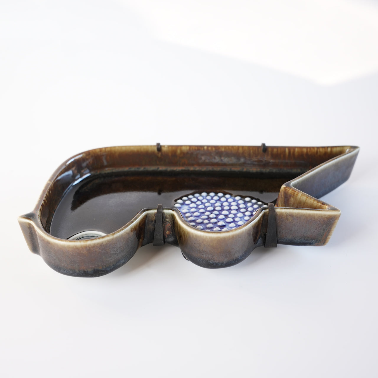 シルビア・レウショヴィウス 陶板 鳥モチーフ ロールストランド スタジオ作品 - ディテール 2