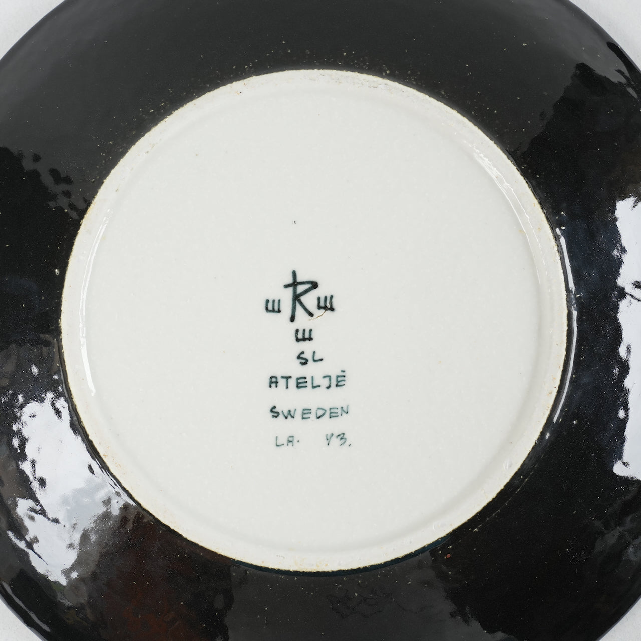 希少 ロールストランド シルヴィア・レウショヴィウス 青い花びらの大サイズ陶板 - ディテール 6