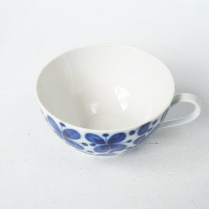 【ヴィンテージ】ロールストランド Mon amie（モナミ）コーヒーカップ＆ソーサー - バックスタンプ・裏印