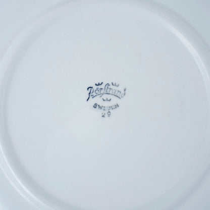 1940年代 ロールストランド ラース・トーレン（Lars Thorén）ビルダ・ブロッモー 19cmプレート - バックスタンプ・裏印