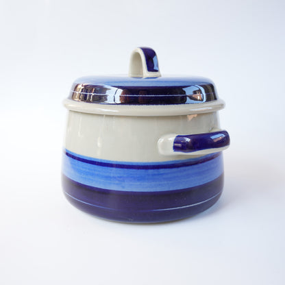 ロールストランド ミラマーレ（Mira Mare）蓋付きキャセロール 小（14cm） 釉薬の質感