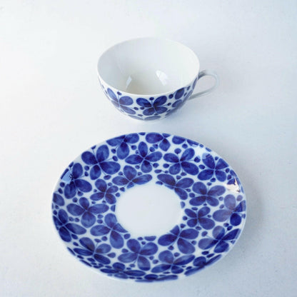 廃盤品 バックスタンプなし ロールストランド モナミ（Mon amie）ヴィンテージ ティーカップ＆ソーサー - 北欧食器タックショミュッケ