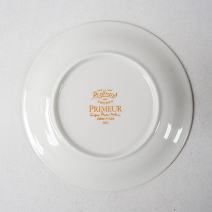 ロールストランド プリムール（Primeur）コーヒーカップ＆ソーサー＆ケーキ皿 トリオ 裏面（バックスタンプ）