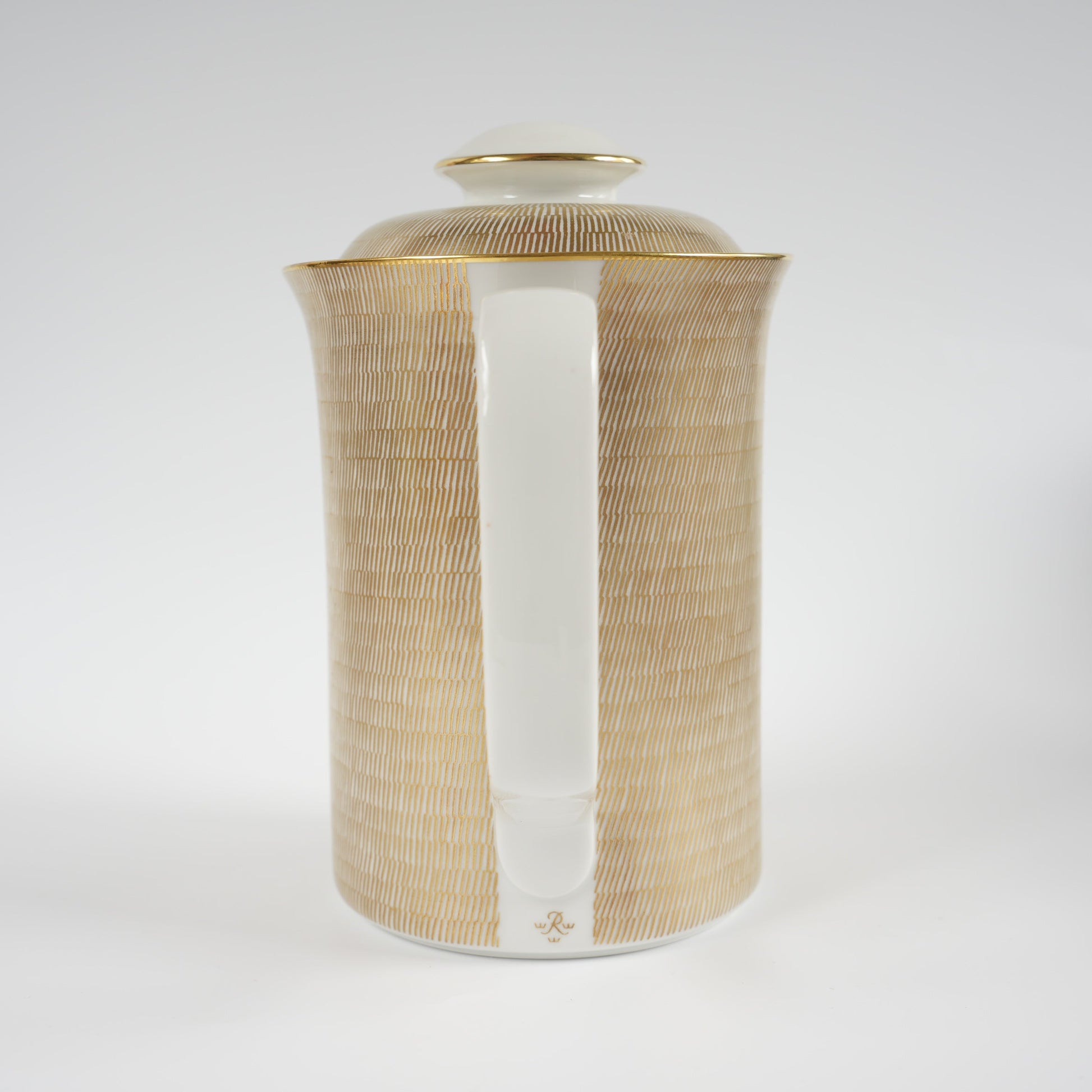 ロールストランド プリムール（Primeur）グルド「バグダッド」（Guld Bagdad）金彩 コーヒーポット 全体