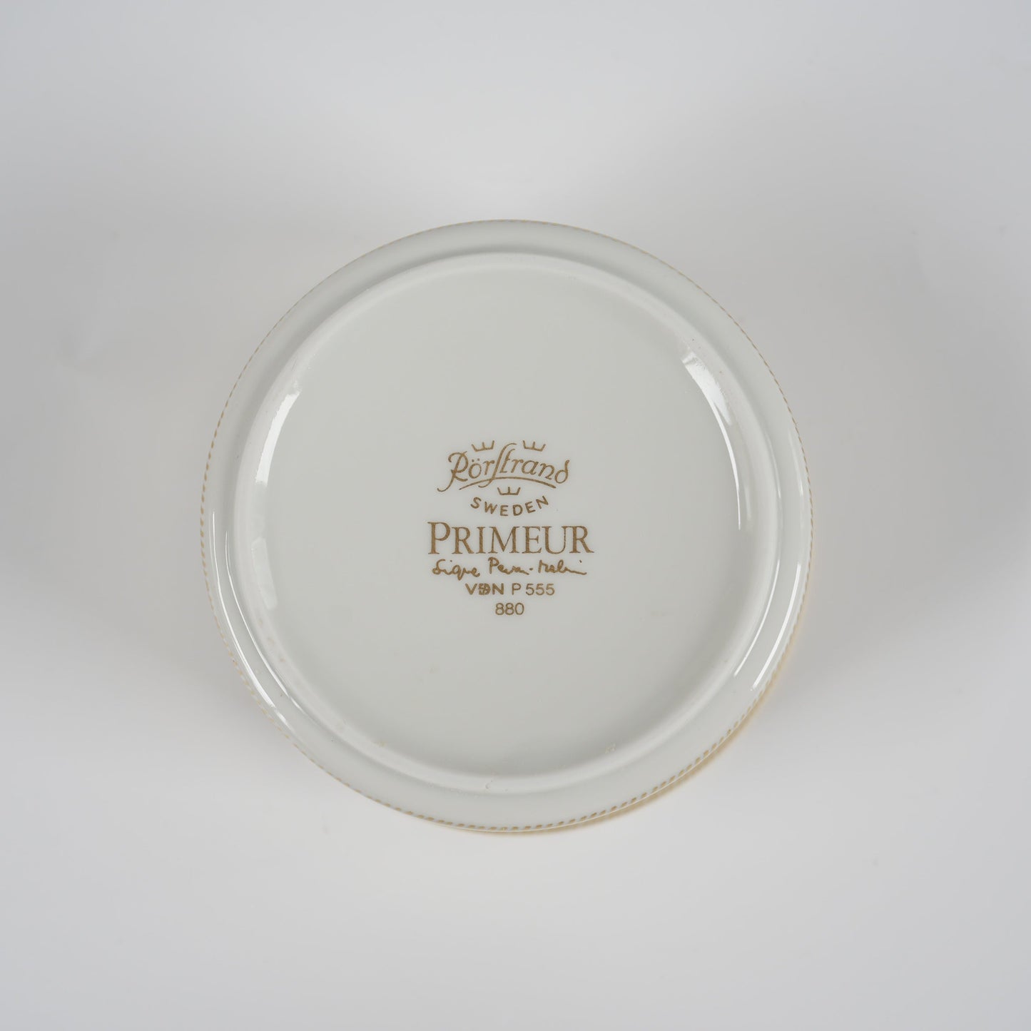 ロールストランド プリムール（Primeur）グルド「バグダッド」（Guld Bagdad）金彩 シュガーボウル 細部の文様