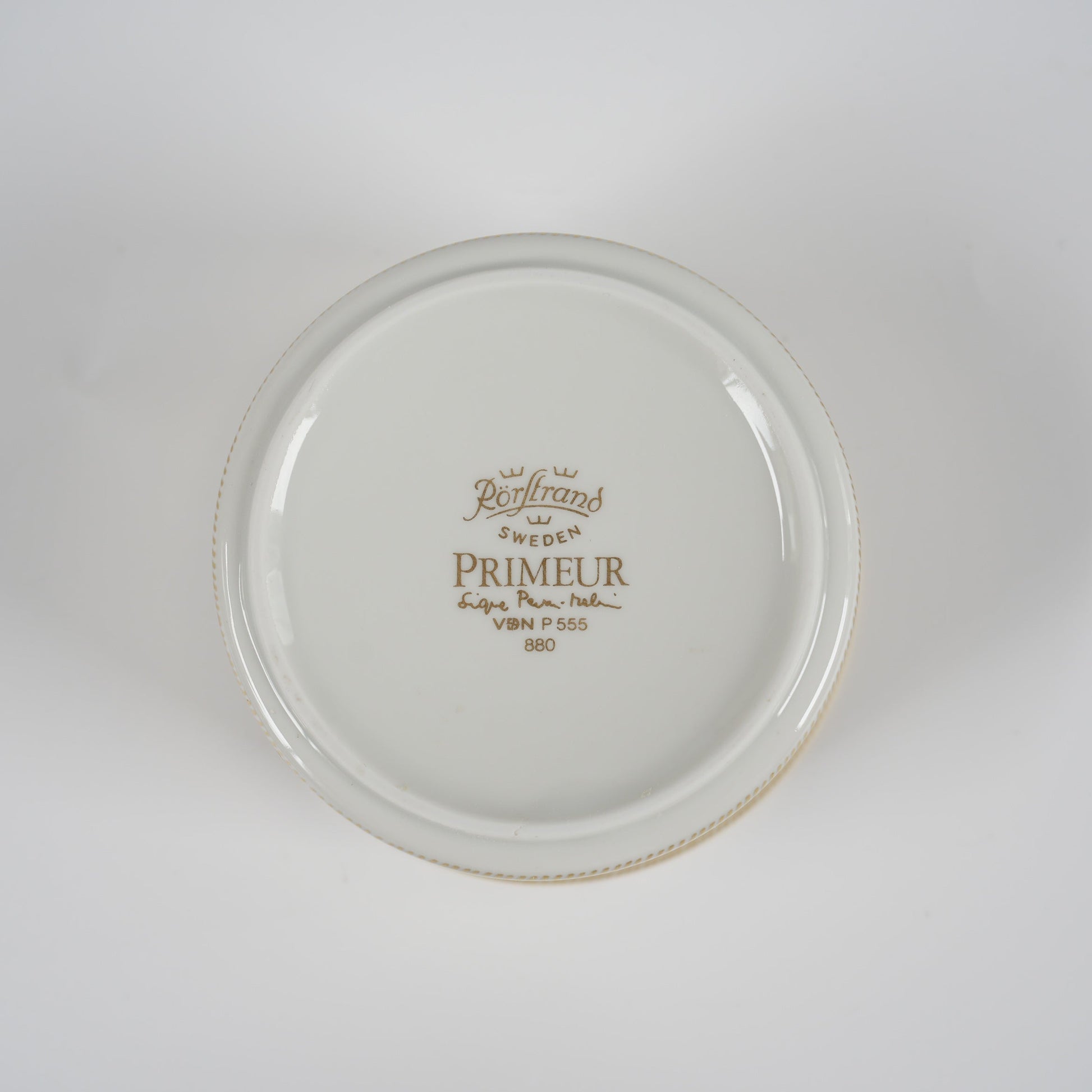 ロールストランド プリムール（Primeur）グルド「バグダッド」（Guld Bagdad）金彩 シュガーボウル 細部の文様