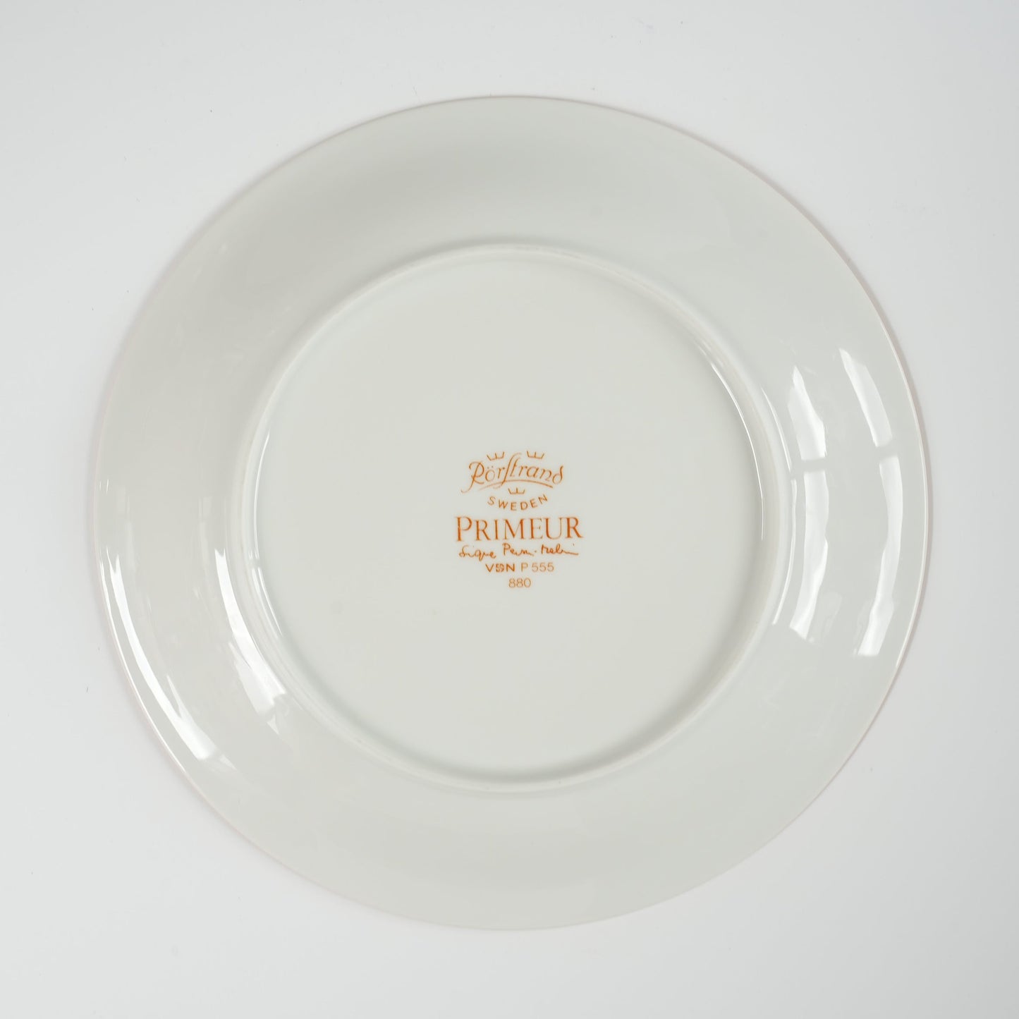 ロールストランド プリムール（Primeur）21cmプレート サイズ感