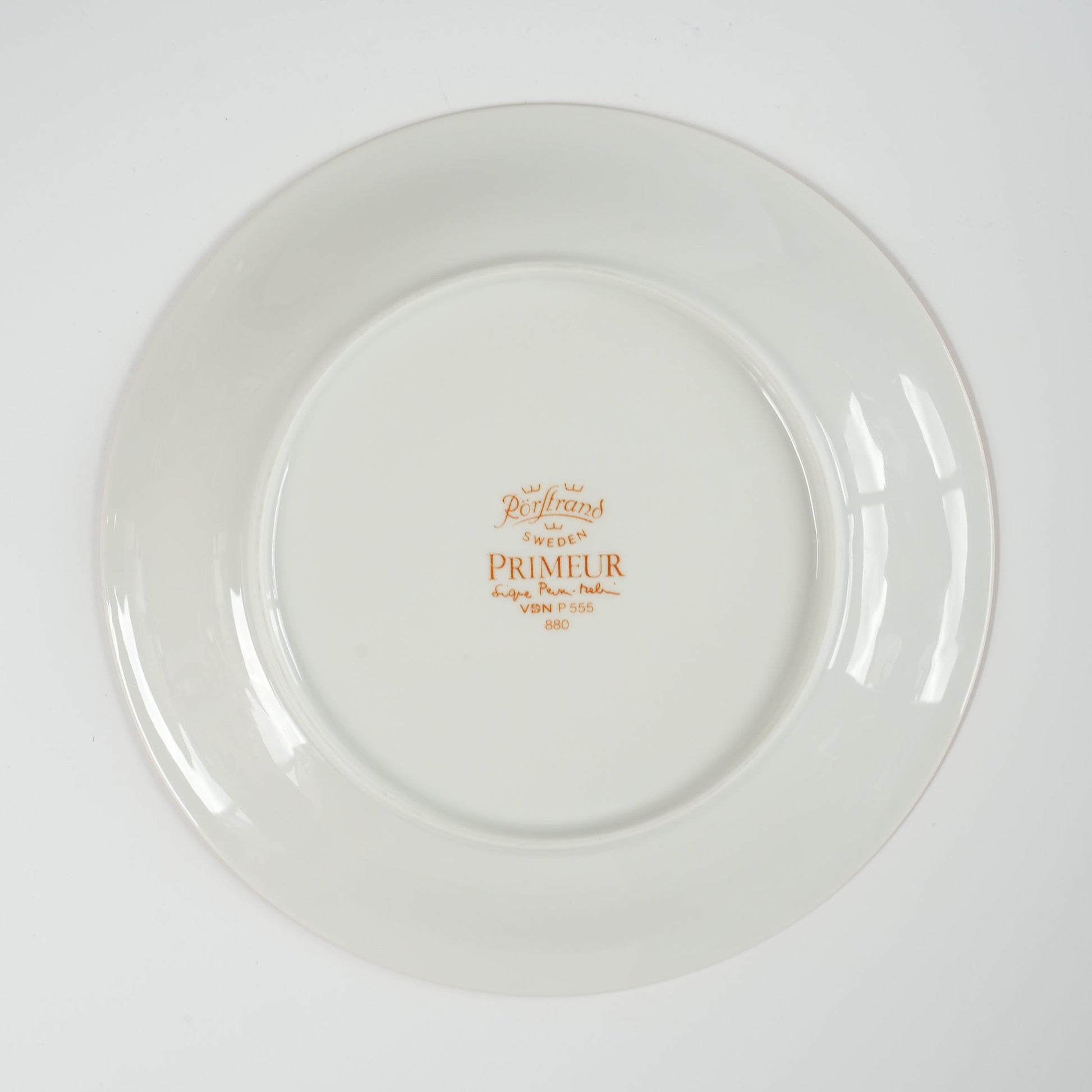 ロールストランド プリムール（Primeur）21cmプレート サイズ感